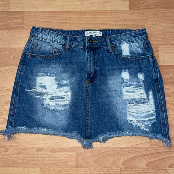 2 PCK Denim Skirt - Picture 6 of 9